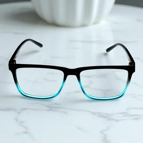 Black_&_Turquoise_Square_Shape_Tr_Full_Rim_Frames_Lightweight_Eyeframes_And_Eyewear_For_Unisex_|_Blue_Ray_Zero_Power