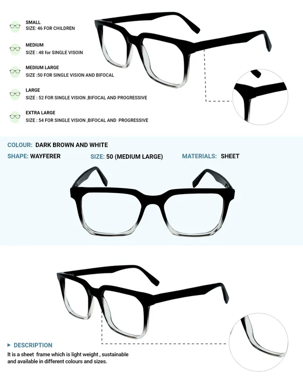 Dark_Brown_&_White_Wayfarer_Shaped_Premium_Acetate_Full_Rim_Lightweight_Premium_Eye_Frames_For_Unisex_|_Blue_Ray_Zero_Power