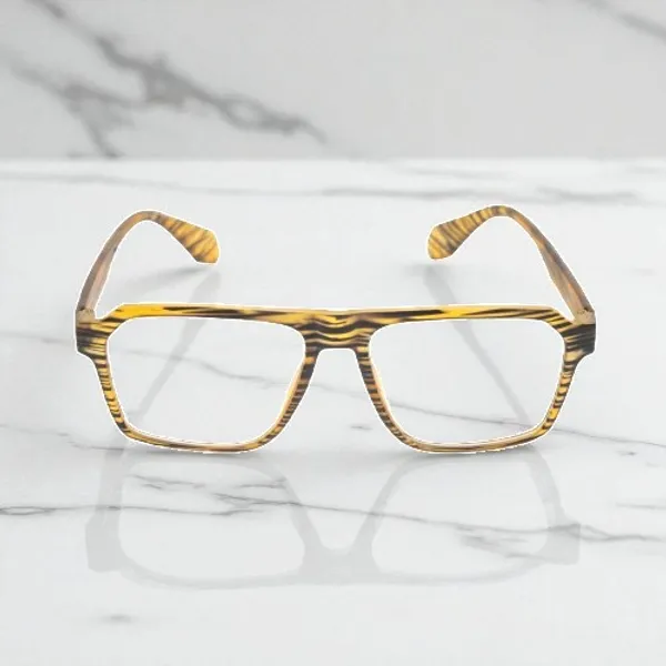 Yellow_&_Black_Tr_Full_Rim_Leopard_Print_Eye_Frames_For_Unisex_|_Blue_Ray_Zero_Power