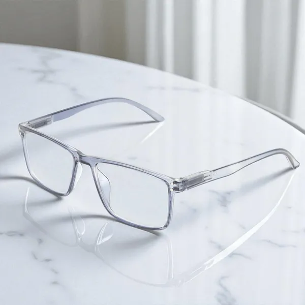 Transparent_&_Gray_Square_Shape_Tr_Full_Rim_Frames_Lightweight_Eyeframes_And_Eyewear_For_Unisex_|_Blue_Ray_Zero_Power