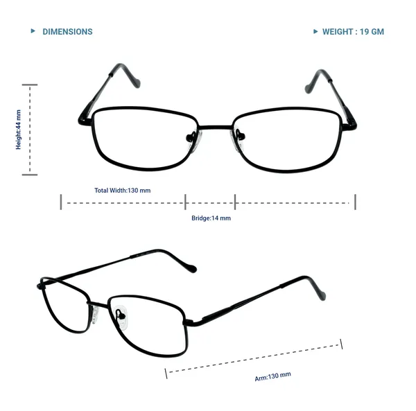 Black_Premium_Metal_Frames_For_Unisex_|_Blue_Ray_Zero_Power