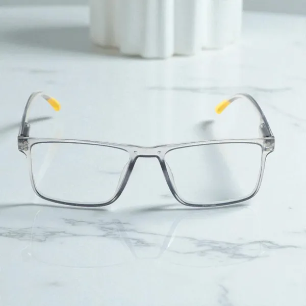 Grey_&_Yellow_Square_Shape_Tr_Full_Rim_Frames_Lightweight_Eyeframes_And_Eyewear_For_Unisex_|_Blue_Ray_Zero_Power