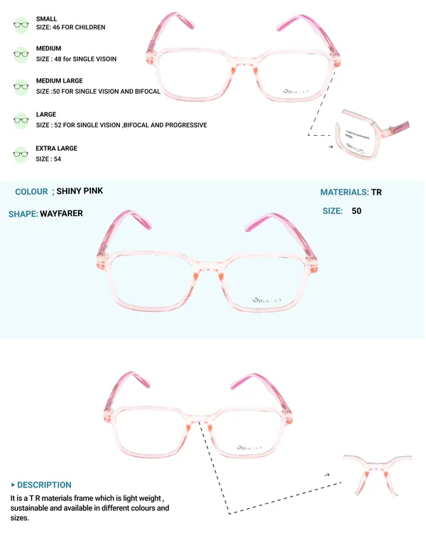 Pink_Tr_Full_Rim_Glossy_Finished_Eye_Frames_For_Unisex_|_Blue_Ray_Zero_Power