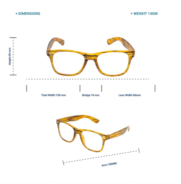 Brown_&_Yellow_Wayfarer_Shape_Tr_Full_Rim_Frames_Lightweight_Eyeframes_And_Eyewear_For_Unisex_|_Blue_Ray_Zero_Power