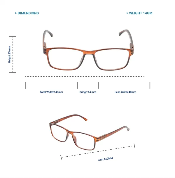 Brown_Recatngle_Shape_Tr_Full_Rim_Frames_Lightweight_Eyeframes_And_Eyewear_For_Unisex_|_Blue_Ray_Zero_Power