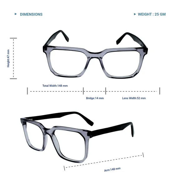 Gray_&_Black_Wayfarer_Shaped_Premium_Acetate_Full_Rim_Lightweight_Premium_Eye_Frames_For_Unisex_|_Blue_Ray_Zero_Power