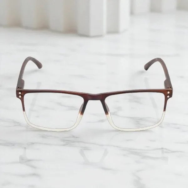 Brown_&_White_Square_Shape_Tr_Full_Rim_Frames_Lightweight_Eyeframes_And_Eyewear_For_Unisex_|_Blue_Ray_Zero_Power
