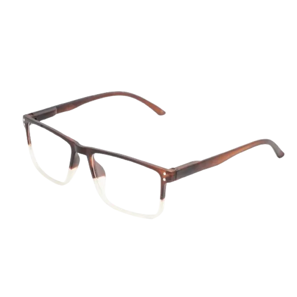 Brown_&_White_Square_Shape_Tr_Full_Rim_Frames_Lightweight_Eyeframes_And_Eyewear_For_Unisex_|_Blue_Ray_Zero_Power