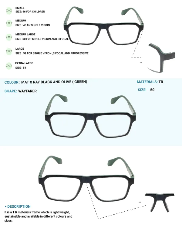 Black_&_Olive_Green_Tr_Full_Rim_Mat_Finish_Xray_Finish_Eye_Frames_For_Unisex_|_Blue_Ray_Zero_Power