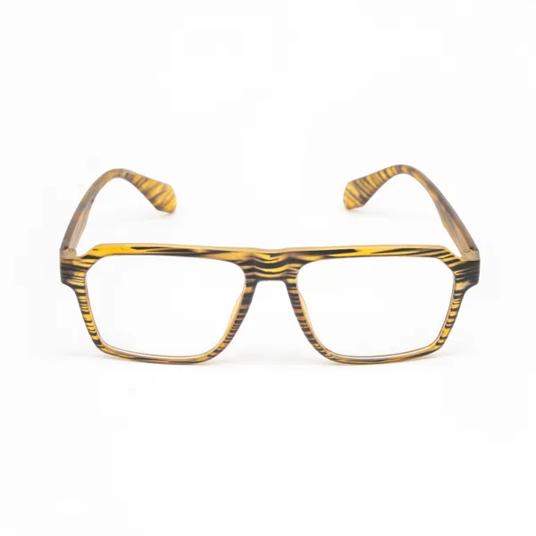 Yellow_&_Black_Tr_Full_Rim_Leopard_Print_Eye_Frames_For_Unisex_|_Blue_Ray_Zero_Power