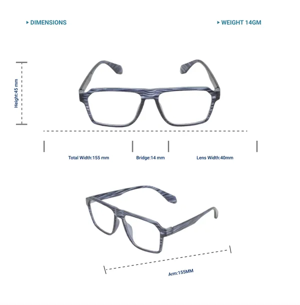 Black_&_White_Tr_Full_Rim_Glossy_Finished_Eye_Frames_For_Unisex_|_Blue_Ray_Zero_Power