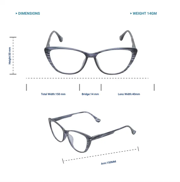 Black_&_White_Tr_Full_Rim_Leopard_Print_Eye_Frames_For_Unisex_|_Blue_Ray_Zero_Power