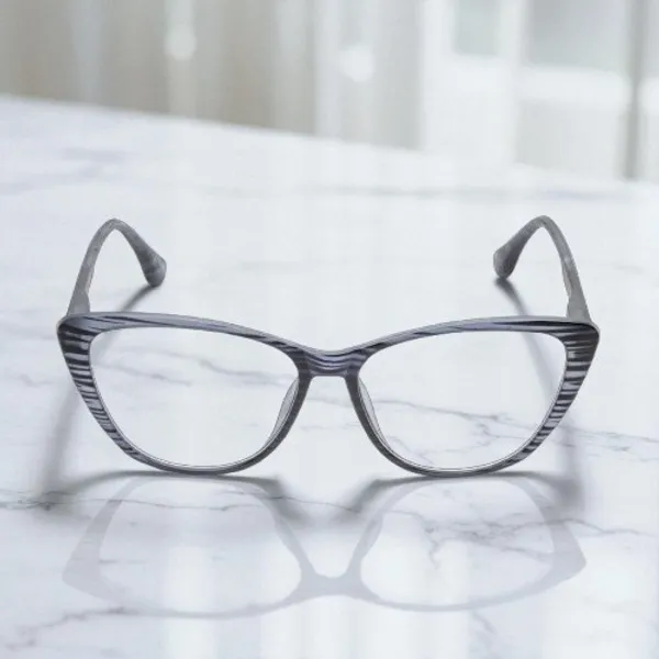 Black_&_White_Tr_Full_Rim_Leopard_Print_Eye_Frames_For_Unisex_|_Blue_Ray_Zero_Power