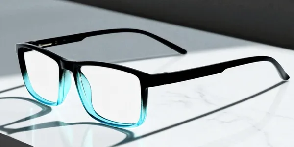 Black_&_Turquoise_Recatngle_Shape_Tr_Full_Rim_Frames_Lightweight_Eyeframes_And_Eyewear_For_Unisex_|_Blue_Ray_Zero_Power