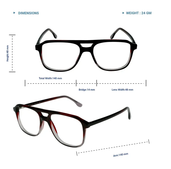 Brown_&_White_Aviator_Shaped_Premium_Acetate_Full_Rim_Lightweight_Premium_Eye_Frames_For_Unisex_|_Blue_Ray_Zero_Power