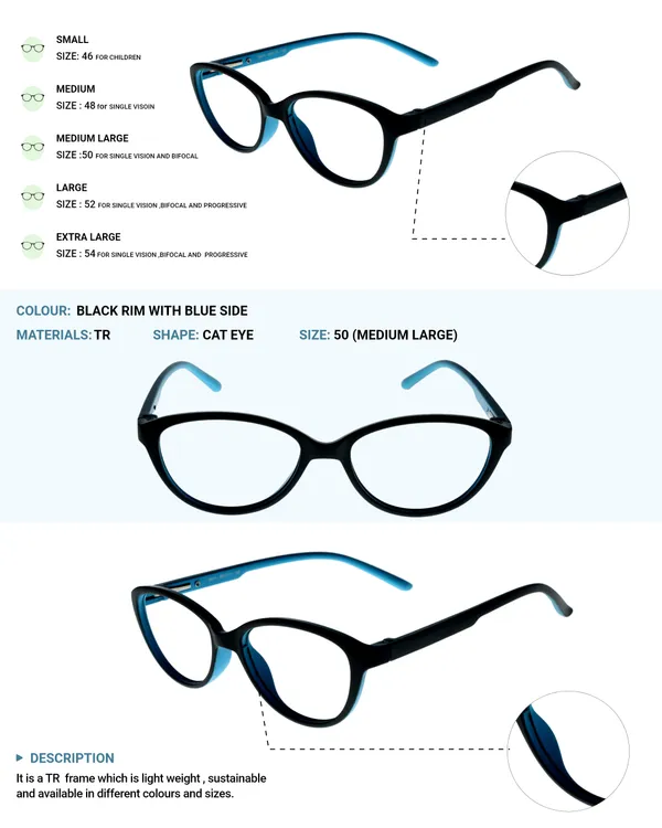 Black_&_Blue_Cat_Eye_Shape_Tr_Full_Rim_Frames_For_Girls_Lightweight_Eyeframes_And_Eyewear_For_Unisex_|_Blue_Ray_Zero_Power