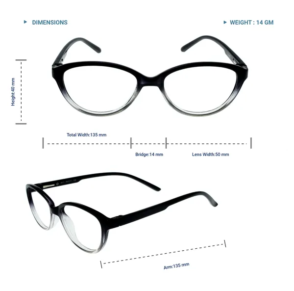 Black_&_White_Cat_Eye_Shape_Tr_Full_Rim_Frames_For_Girls_Lightweight_Eyeframes_And_Eyewear_For_Unisex_|_Blue_Ray_Zero_Power