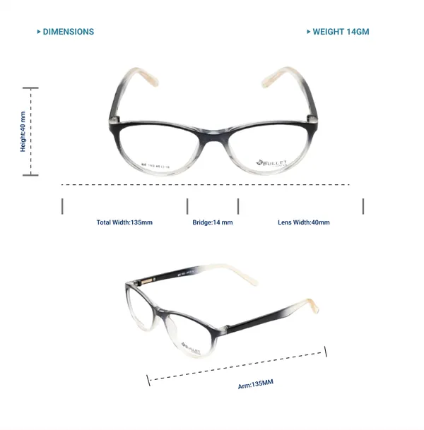 Black_&_White_Cat_Eye_Shape_Tr_Full_Rim_Frames_For_Girls_Lightweight_Eyeframes_And_Eyewear_For_Unisex_|_Blue_Ray_Zero_Power