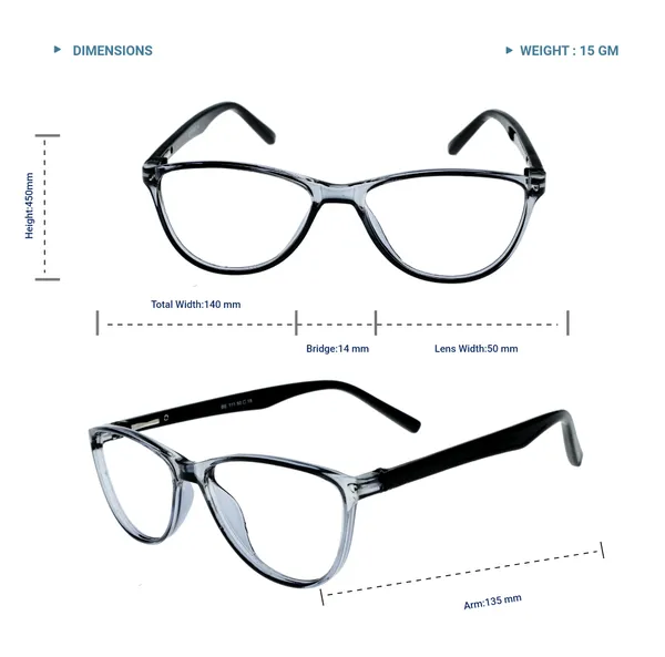 Transparent_&_Grey_Cat_Eye_Shape_Tr_Full_Rim_Frames_For_Girls_Lightweight_Eyeframes_And_Eyewear_For_Unisex_|_Blue_Ray_Zero_Power