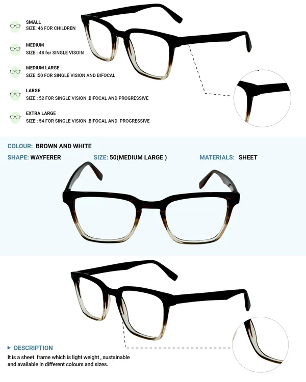 Brown_&_White_Wayfarer_Shaped_Premium_Acetate_Full_Rim_Lightweight_Premium_Eye_Frames_For_Unisex_|_Blue_Ray_Zero_Power