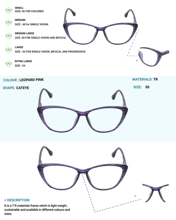 Pink_Tr_Full_Rim_Leopard_Print_Eye_Frames_For_Unisex_|_Blue_Ray_Zero_Power