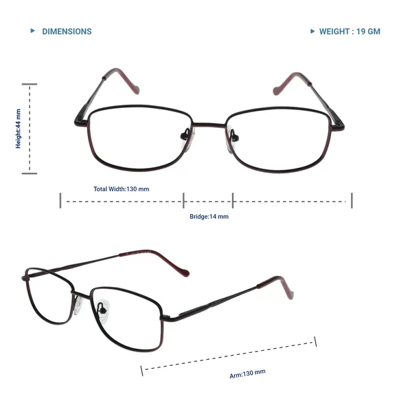 Red_Premium_Metal_Frames_For_Unisex_|_Blue_Ray_Zero_Power