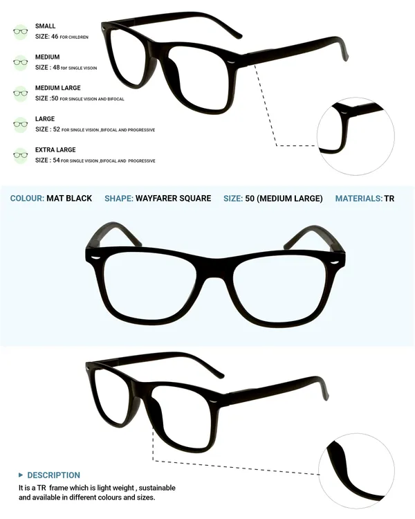 Black_Wayfarer_Shape_Tr_Full_Rim_Frames_Lightweight_Eyeframes_And_Eyewear_For_Unisex_|_Blue_Ray_Zero_Power