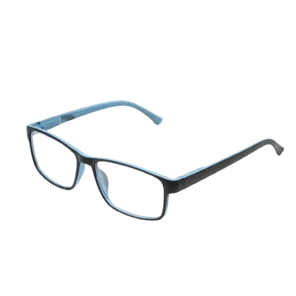 Black_&_Sky_Blue_Recatngle_Shape_Tr_Full_Rim_Frames_Lightweight_Eyeframes_And_Eyewear_For_Unisex_|_Blue_Ray_Zero_Power