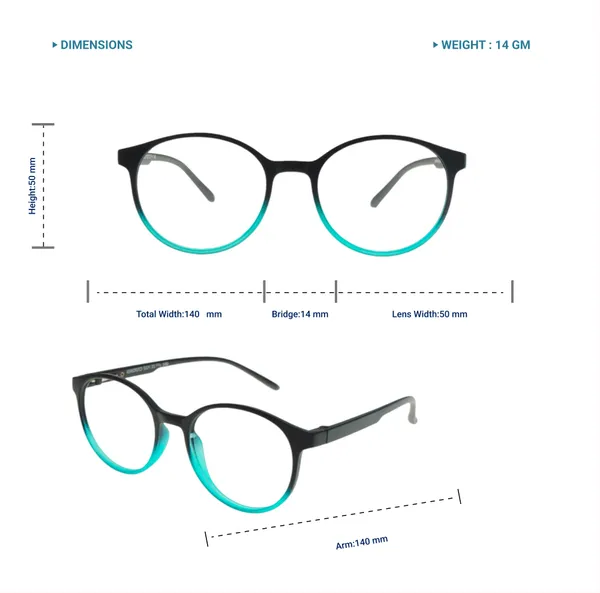 Black_&_Turquoise_Round_Shape_Tr_Full_Rim_Frames_Lightweight_Eyeframes_And_Eyewear_For_Unisex_|_Blue_Ray_Zero_Power