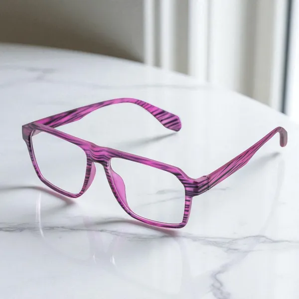 Dark_Pink_Tr_Full_Rim_Mat_Finish_Leopard_Print_Eye_Frames_For_Unisex_|_Blue_Ray_Zero_Power