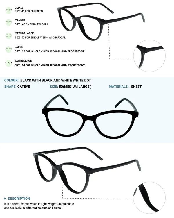 Black_&_White_Cat_Eye_Shaped_Premium_Acetate_Full_Rim_Women_Lightweight_Premium_Eye_Frames_For_Unisex_|_Blue_Ray_Zero_Power