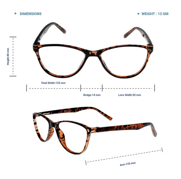 Brown_&_Black_Cat_Eye_Shape_Tr_Full_Rim_Frames_For_Girls_Lightweight_Eyeframes_And_Eyewear_For_Unisex_|_Blue_Ray_Zero_Power