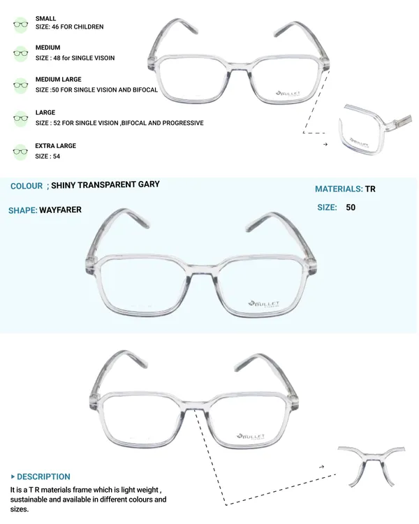Transparent_&_Gray_Tr_Full_Rim_Mat_Finish_Eye_Frames_For_Unisex_|_Blue_Ray_Zero_Power