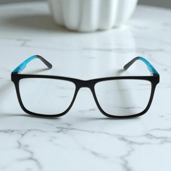 Black_&_Sky_Blue_Square_Shape_Tr_Full_Rim_Frames_Lightweight_Eyeframes_And_Eyewear_For_Unisex_|_Blue_Ray_Zero_Power