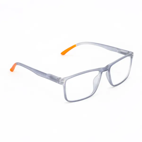 Gray_&_Transparent_&_Orange_Square_Shape_Tr_Full_Rim_Frames_Lightweight_Eyeframes_And_Eyewear_For_Unisex_|_Blue_Ray_Zero_Power