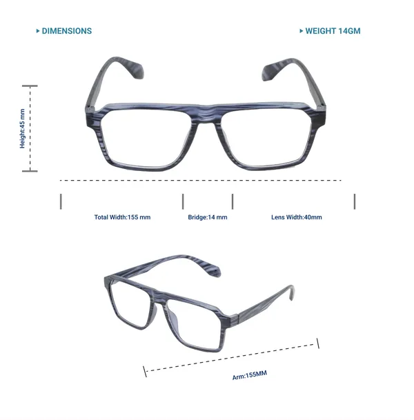 Gray_Tr_Full_Rim_Mat_Finish_Xray_Finish_Eye_Frames_For_Unisex_|_Blue_Ray_Zero_Power