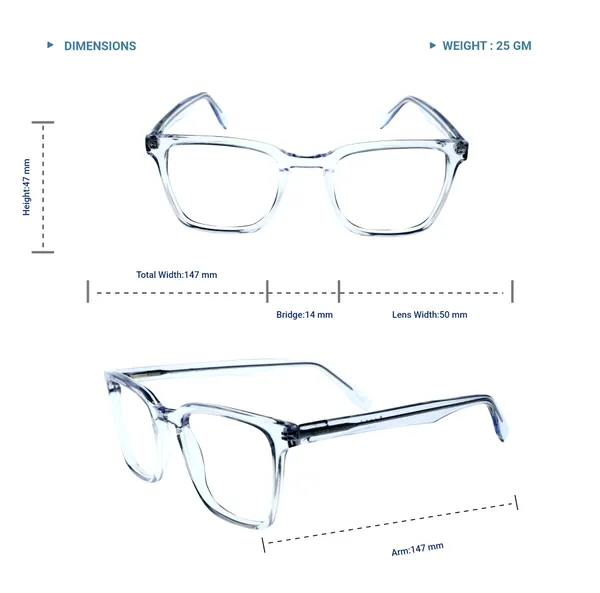 Transparent_White_Wayfarer_Shaped_Premium_Acetate_Full_Rim_Lightweight_Premium_Eye_Frames_For_Unisex_|_Blue_Ray_Zero_Power