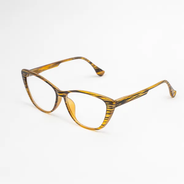 Brown_&_Yellow_Tr_Full_Rim_Mat_Finish_Eye_Frames_For_Unisex_|_Blue_Ray_Zero_Power