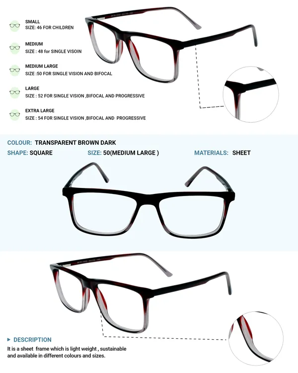 Transparent_Brown_Square_Shaped_Premium_Acetate_Full_Rim_Lightweight_Premium_Eye_Frames_For_Unisex_|_Blue_Ray_Zero_Power