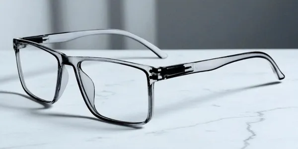 Transparent_&_Grey_Square_Shape_Tr_Full_Rim_Frames_Lightweight_Eyeframes_And_Eyewear_For_Unisex_|_Blue_Ray_Zero_Power