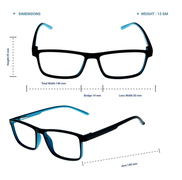 Black_&_Sky_Blue_Recatngle_Shape_Tr_Full_Rim_Frames_Lightweight_Eyeframes_And_Eyewear_For_Unisex_|_Blue_Ray_Zero_Power