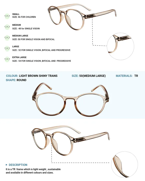 Light_Brown_Round_Shape_Tr_Full_Rim_Frames_Lightweight_Eyeframes_And_Eyewear_For_Unisex_|_Blue_Ray_Zero_Power