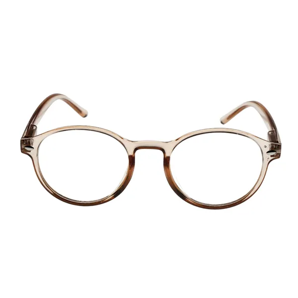 Light_Brown_Round_Shape_Tr_Full_Rim_Frames_Lightweight_Eyeframes_And_Eyewear_For_Unisex_|_Blue_Ray_Zero_Power