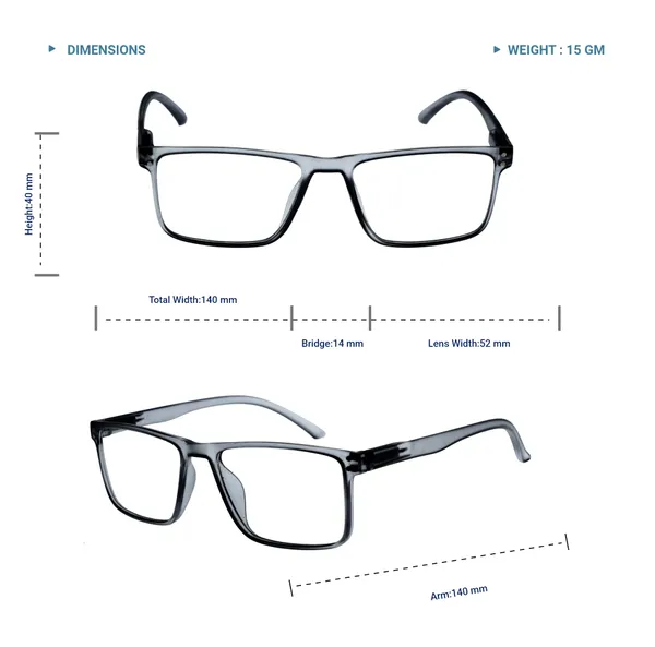 Grey_Square_Shape_Tr_Full_Rim_Frames_Lightweight_Eyeframes_And_Eyewear_For_Unisex_|_Blue_Ray_Zero_Power