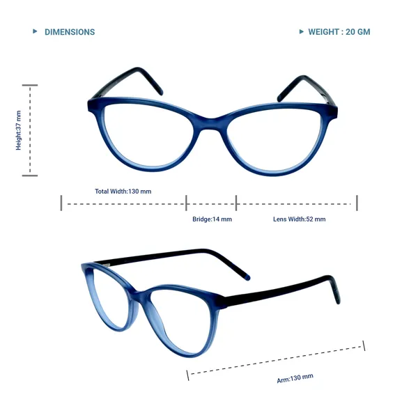 Blue_&_Black_Cat_Eye_Shaped_Premium_Acetate_Full_Rim_Women_Lightweight_Premium_Eye_Frames_For_Unisex_|_Blue_Ray_Zero_Power