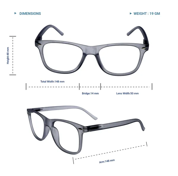 L_Gun_Wayfarer_Shape_Tr_Full_Rim_Frames_Lightweight_Eyeframes_And_Eyewear_For_Unisex_|_Blue_Ray_Zero_Power