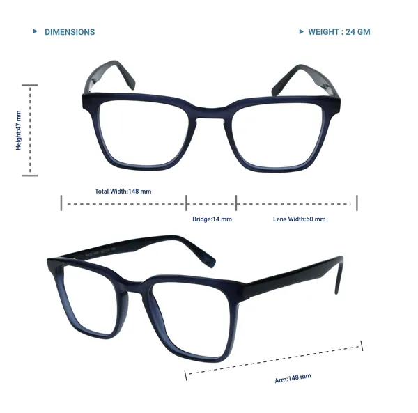 Black_Wayfarer_Shaped_Premium_Acetate_Full_Rim_Lightweight_Premium_Eye_Frames_For_Unisex_|_Blue_Ray_Zero_Power