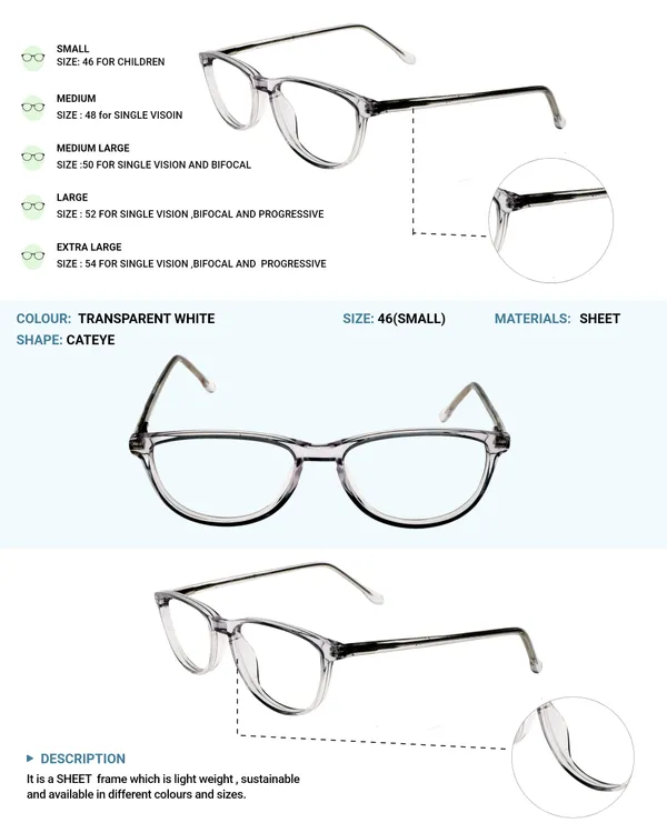 Transparent_White_Cat_Eye_Shaped_Premium_Acetate_Full_Rim_Women_Lightweight_Premium_Eye_Frames_For_Unisex_|_Blue_Ray_Zero_Power