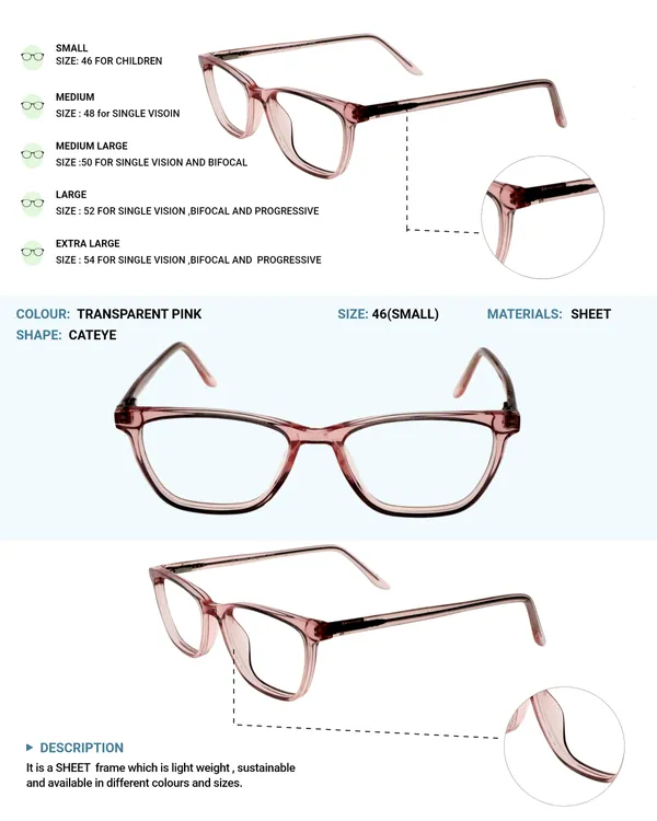 Transparent_Pink_Cat_Eye_Shaped_Premium_Acetate_Full_Rim_Women_Lightweight_Premium_Eye_Frames_For_Unisex_|_Blue_Ray_Zero_Power