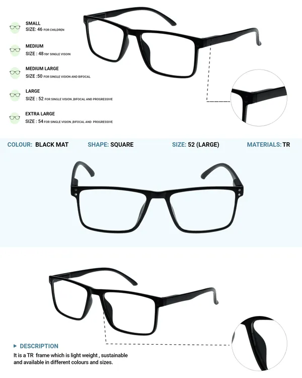 Black_Square_Shape_Tr_Full_Rim_Frames_Lightweight_Eyeframes_And_Eyewear_For_Unisex_|_Blue_Ray_Zero_Power
